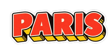 Paris sticker