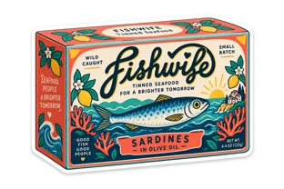 Tinned food sticker